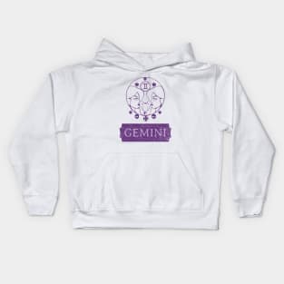 gemini zodiac sign test Kids Hoodie